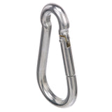 Seachoice Spring Loaded Hook, Zinc-Plated Steel, 4-3/4 in. Long