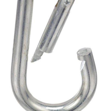 Seachoice Spring Loaded Hook, Zinc-Plated Steel, 4-3/4 in. Long