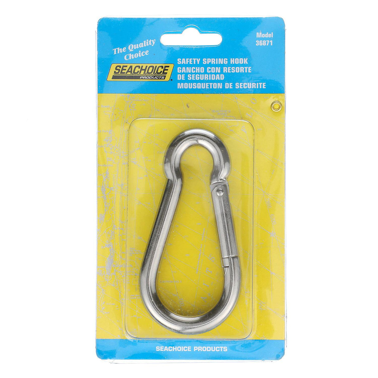 Seachoice Interlocking Safety Spring Hook 4 In.