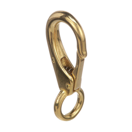 Seachoice Fast Eye Snap, Cast Brass, Size #3, 3-7/8 in. Long, 3/4 in. ID Eye