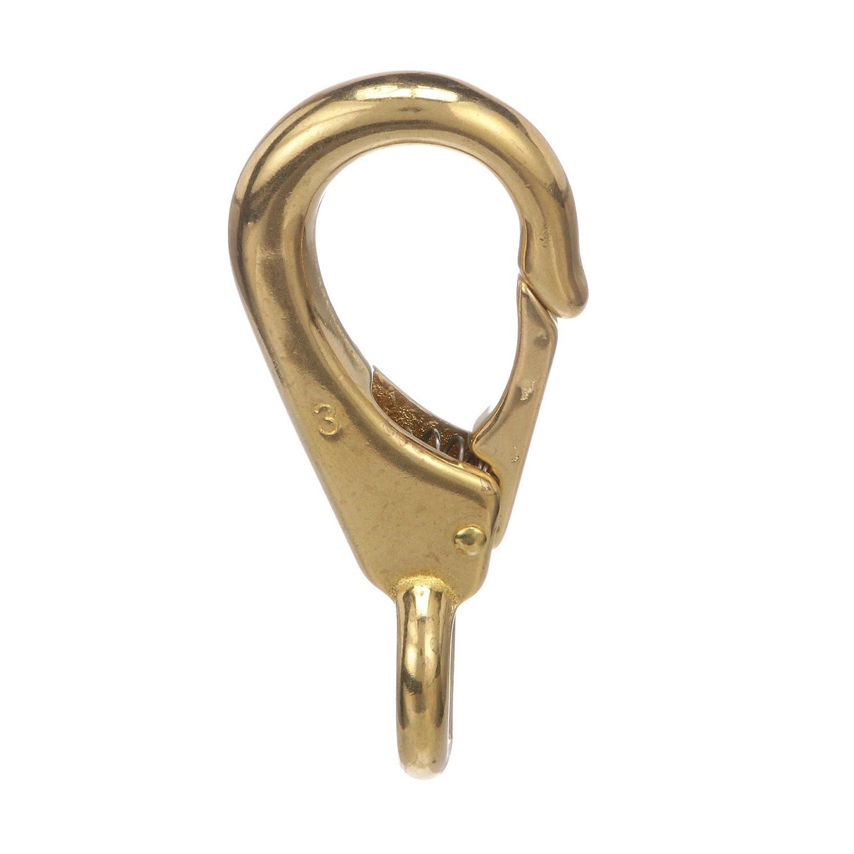 Seachoice Fast Eye Snap, Cast Brass, Size #3, 3-7/8 in. Long, 3/4 in. ID Eye