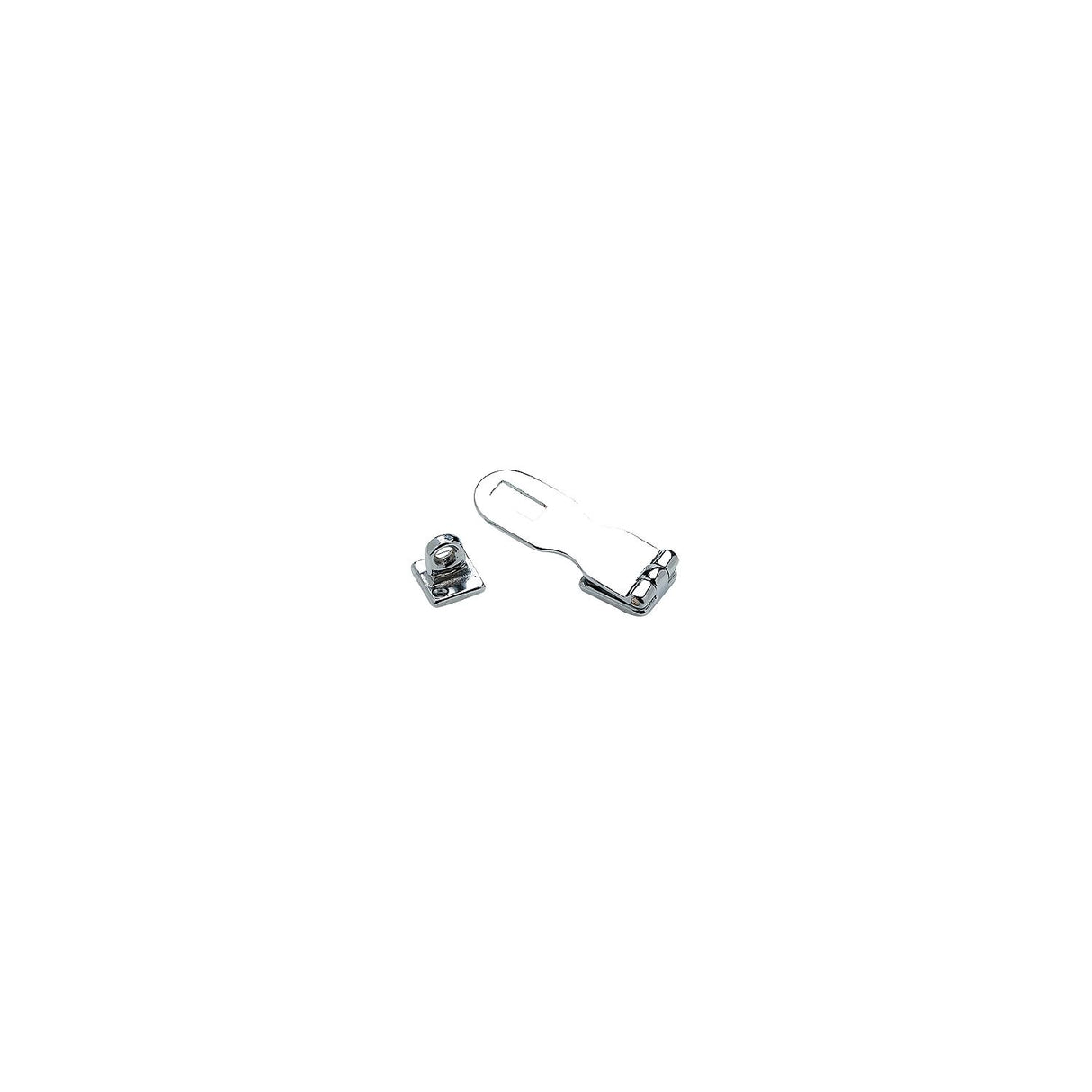 Seachoice Marine-Grade Safety Hasp w/ Swivel Eye, Triple Chrome-Plated Cast Brass, 3 In. X 1 In.