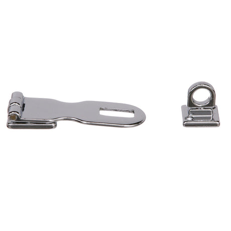 Seachoice Marine-Grade Safety Hasp w/ Swivel Eye, Triple Chrome-Plated Cast Brass, 3 In. X 1 In.