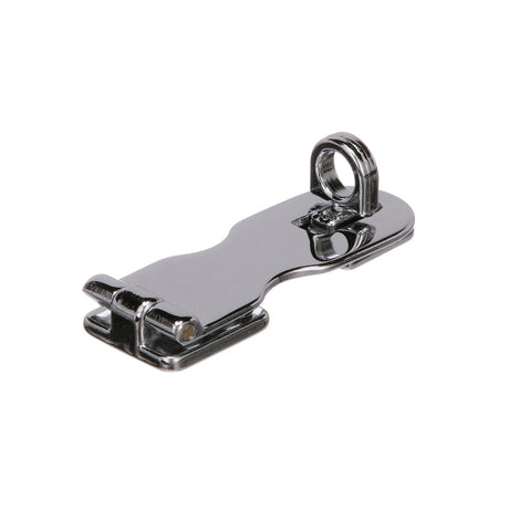 Seachoice Marine-Grade Safety Hasp w/ Swivel Eye, Triple Chrome-Plated Cast Brass, 3 In. X 1 In.