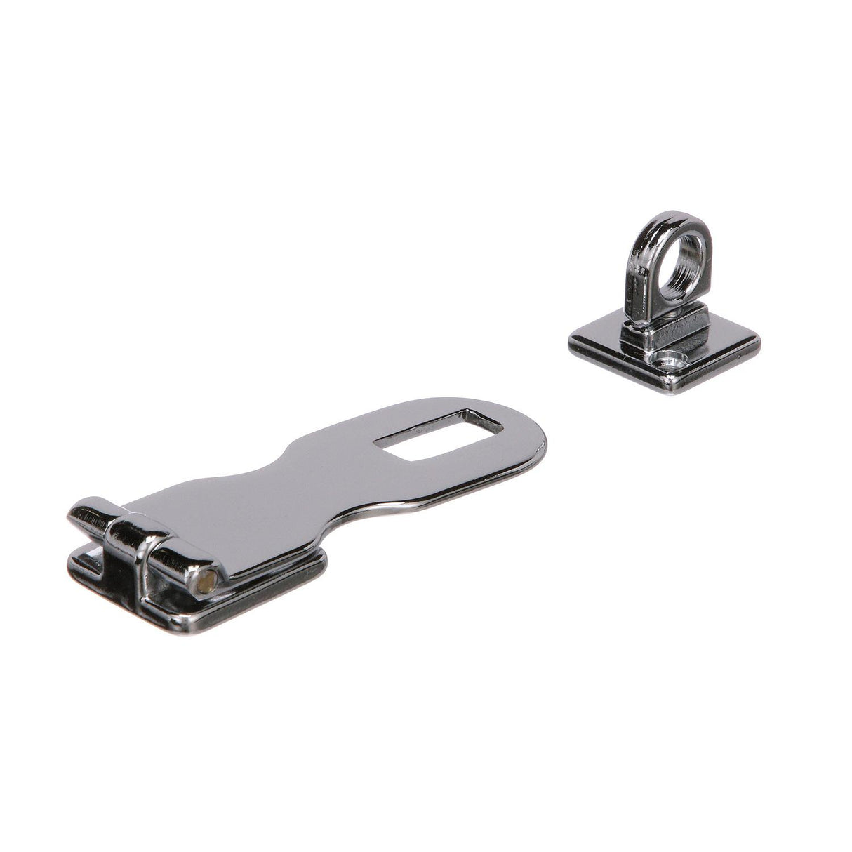 Seachoice Marine-Grade Safety Hasp w/ Swivel Eye, Triple Chrome-Plated Cast Brass, 3 In. X 1 In.