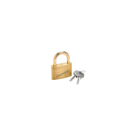 Seachoice Solid Brass Padlock, 2 in., Set of 3 Keyed Alike
