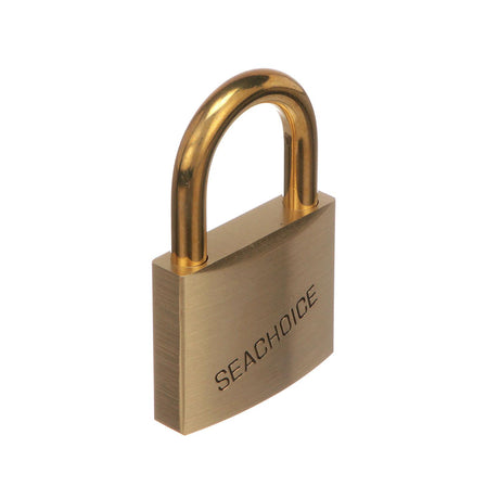 Seachoice Solid Brass Padlock, 2 in., Set of 3 Keyed Alike