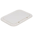 Seachoice White Pry-Out Hatch, 7 In. X 11 In. Inner Dimensions, Acetone Proof Polypropylene