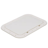 Seachoice White Pry-Out Hatch, 7 In. X 11 In. Inner Dimensions, Acetone Proof Polypropylene