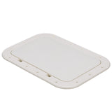 Seachoice White Pry-Out Hatch, 7 In. X 11 In. Inner Dimensions, Acetone Proof Polypropylene