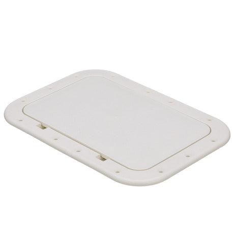 Seachoice White Pry-Out Hatch, 7 In. X 11 In. Inner Dimensions, Acetone Proof Polypropylene