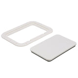 Seachoice White Pry-Out Hatch, 7 In. X 11 In. Inner Dimensions, Acetone Proof Polypropylene