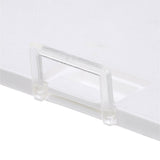 Seachoice Hinged Hatch, Arctic White, 7 in. X 11 in. Inner Dimensions, Acetone Proof Polypropylene