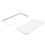 Seachoice Handle Hatch, Arctic White, 10 in. X 20 in., Stainless Steel Hinge