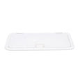 Seachoice Handle Hatch, Arctic White, 10 in. X 20 in., Stainless Steel Hinge