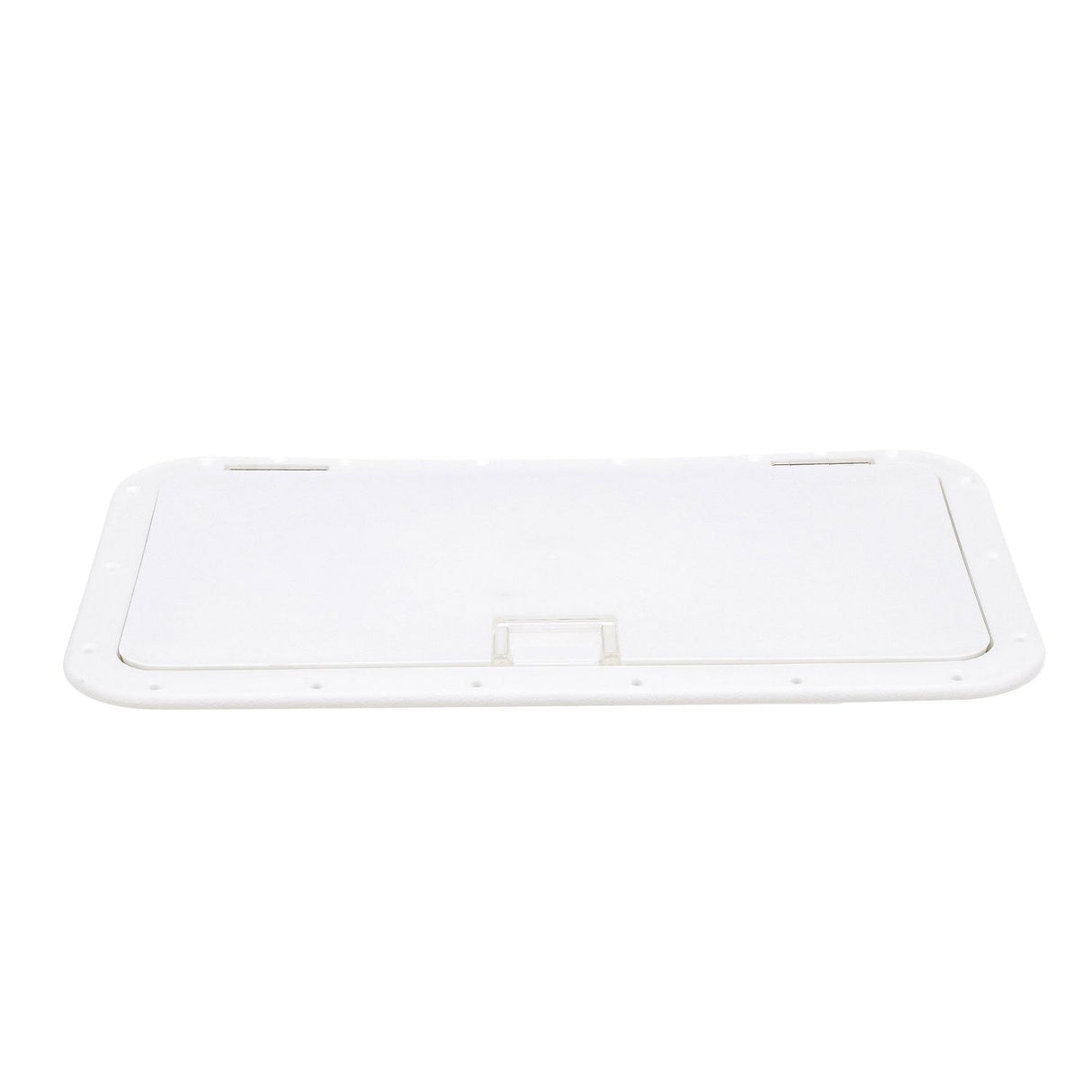 Seachoice Handle Hatch, Arctic White, 10 in. X 20 in., Stainless Steel Hinge