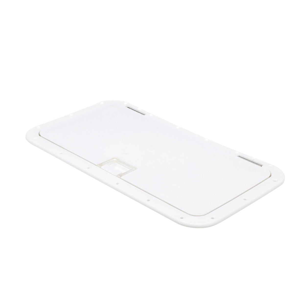 Seachoice Handle Hatch, Arctic White, 10 in. X 20 in., Stainless Steel Hinge