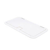 Seachoice Handle Hatch, Arctic White, 10 in. X 20 in., Stainless Steel Hinge