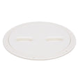 Seachoice 39421 Twist 'N' Lock Deck Plate, White Base and Lid, Up to 8-1/2 in. Diameter