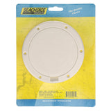 Seachoice White Pry-Up Deck Plate, Watertight, Up to 4-3/8 in. Diameter