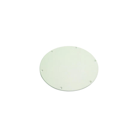 Seachoice 39591 Mounted Boat Plate Cover, Arctic White Finish, Up to 6 in.