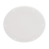 Seachoice 39591 Mounted Boat Plate Cover, Arctic White Finish, Up to 6 in.