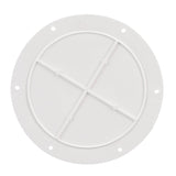 Seachoice 39591 Mounted Boat Plate Cover, Arctic White Finish, Up to 6 in.