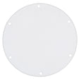 Seachoice 39591 Mounted Boat Plate Cover, Arctic White Finish, Up to 6 in.
