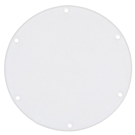 Seachoice 39591 Mounted Boat Plate Cover, Arctic White Finish, Up to 6 in.