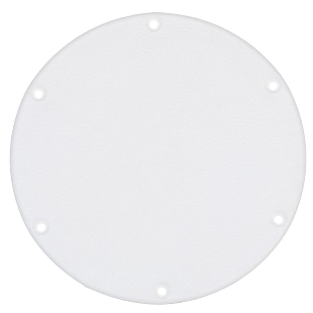 Seachoice 39591 Mounted Boat Plate Cover, Arctic White Finish, Up to 6 in.