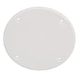 Seachoice 39601 Mounted Boat Plate Cover, Arctic White Finish, Up to 4 in.