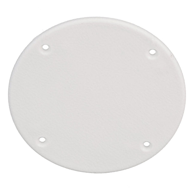 Seachoice 39601 Mounted Boat Plate Cover, Arctic White Finish, Up to 4 in.
