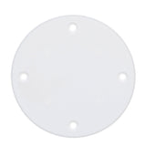 Seachoice 39621 Marine Boat Cover Plate, Arctic White, 4-1/8 in. Outer Diameter