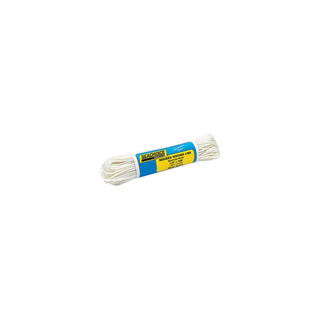 Seachoice Braided Utility Line Boat Rope, 1/8 In. X 100 Ft., White