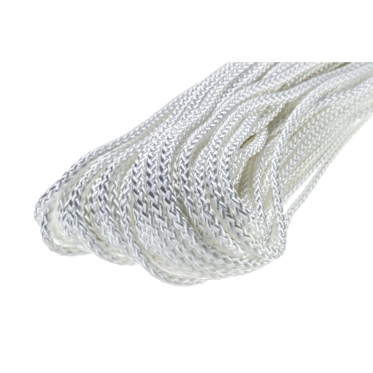 Seachoice Braided Utility Line Boat Rope, 1/8 In. X 100 Ft., White