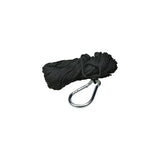Seachoice 3/8 In. X 50 Ft. Solid Braid Nylon Anchor Line, Black