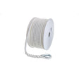 Seachoice Anchor Line Rope, 3-Strand Twisted, White, Nylon, 3/8 In. X 100 Ft.