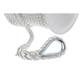 Seachoice Anchor Line Rope, 3-Strand Twisted, White, Nylon, 1/2 in. X 100 Ft.