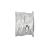 Seachoice Anchor Line Rope, 3-Strand Twisted, White, Nylon, 1/2 in. X 150 Ft.