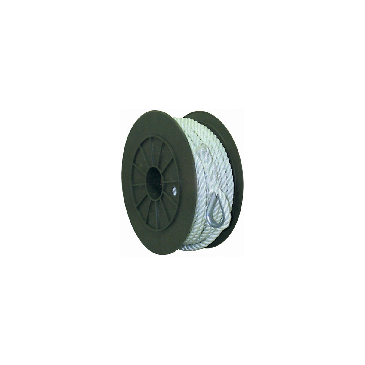 Seachoice Anchor Line Rope, 3-Strand Twisted, White, Nylon, 1/2 in. X 250 Ft.