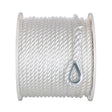 Seachoice Anchor Line Rope, 3-Strand Twisted, White, Nylon, 1/2 In. X 200 In.
