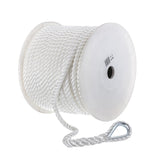 Seachoice Anchor Line Rope, 3-Strand Twisted, White, Nylon, 1/2 In. X 200 In.