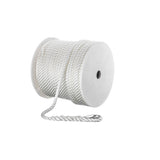 Seachoice Anchor Line Rope, 3-Strand Twisted, White, Nylon, 1/2 in. X 250 Ft.