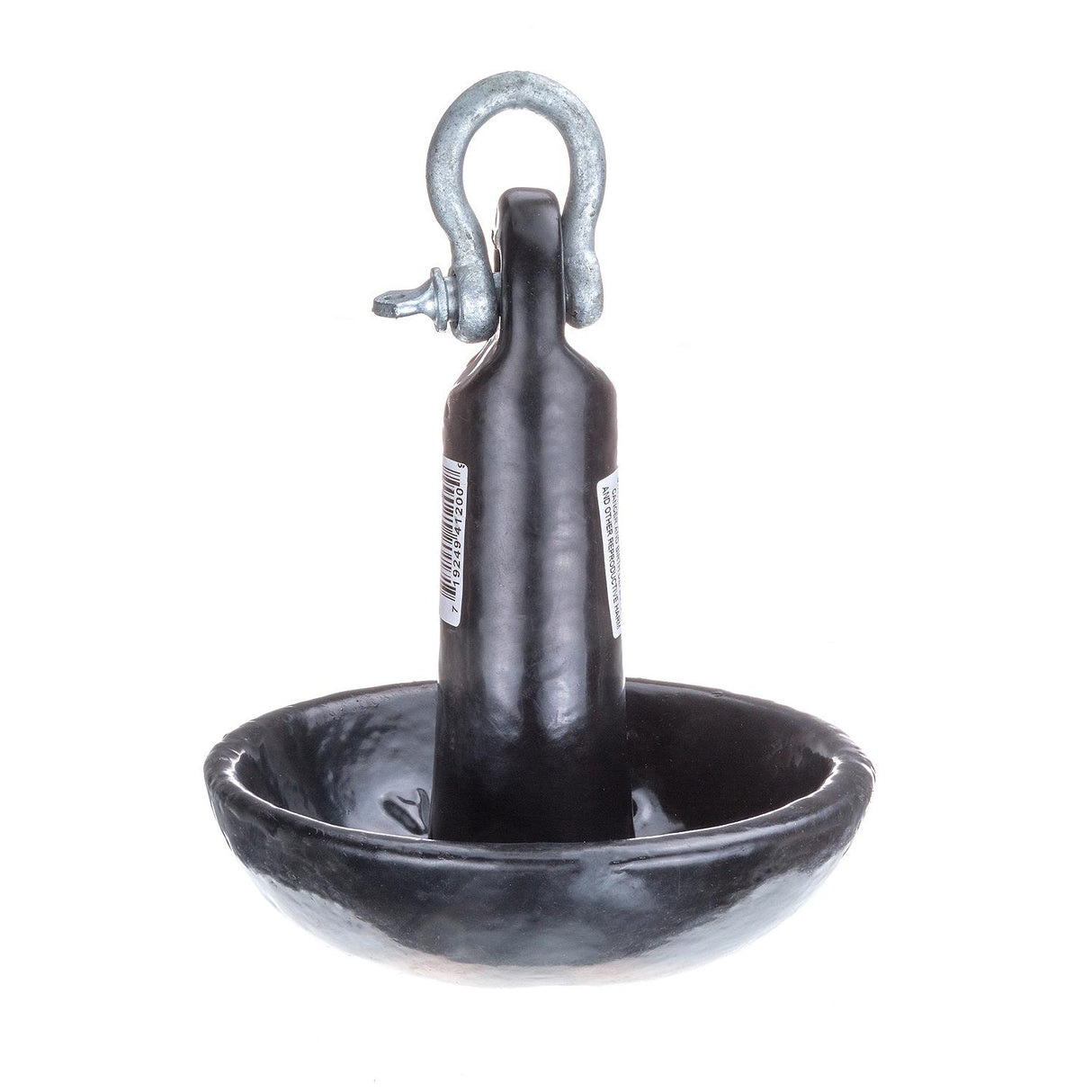 Seachoice Mushroom Anchor, Vinyl Coated Cast Iron, Black, 8 Lbs., Boats Up to 10 Ft. Long