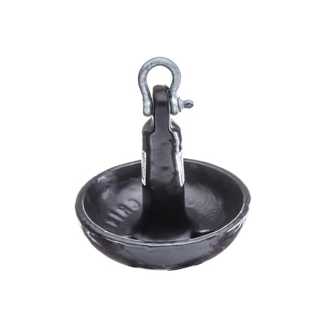 Seachoice Mushroom Anchor, Vinyl Coated Cast Iron, Black, 10 Lbs., Boats Up to 12 Ft. Long