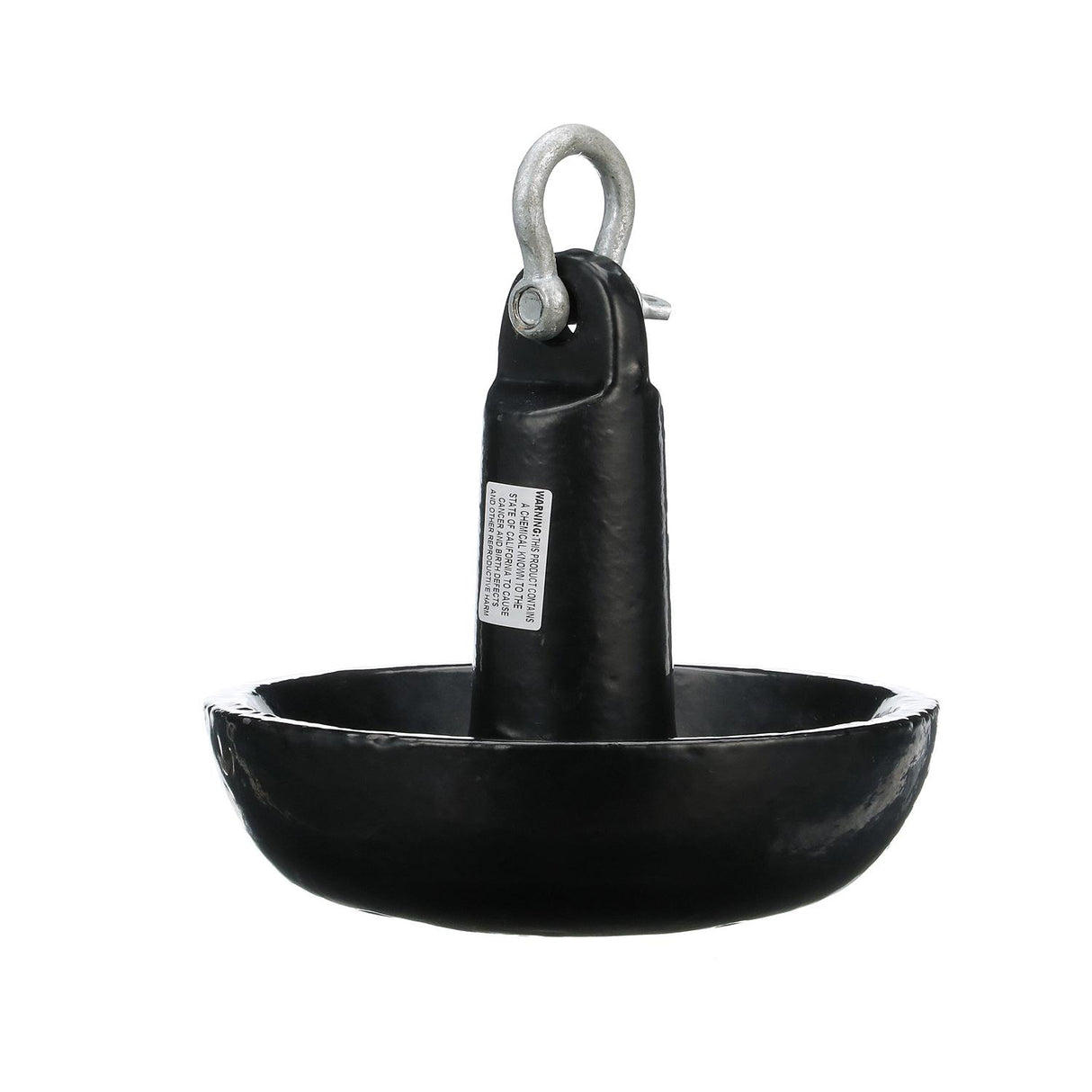 Seachoice Mushroom Anchor, Vinyl Coated Cast Iron, Black, 20 Lbs., Boats Up to 24 Ft. Long