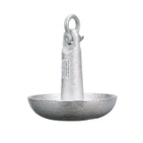 Seachoice Mushroom Anchor, Cast Iron, Aluminum-Painted, Silver, 10 Lbs., Boats Up to 12 Ft. Long