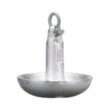 Seachoice Mushroom Anchor, Cast Iron, Aluminum-Painted Silver, 15 Lbs., Boats Up to 16 Ft. Long