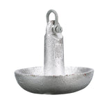 Seachoice Mushroom Anchor, Cast Iron, Aluminum-Painted Silver, 20 Lbs., Boats Up to 24 Ft. Long