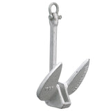 Seachoice Navy Anchor, Aluminum Plated Cast Iron, Silver, 10 Lbs.